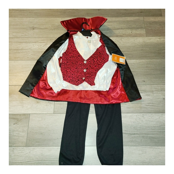 Deluxe Child Vampire Halloween Costume Size Large 8/10 - Picture 2 of 4